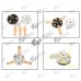 Cap cu fir motocoasa Manual - 3 cutite plastic + 3 cutite metal + fire